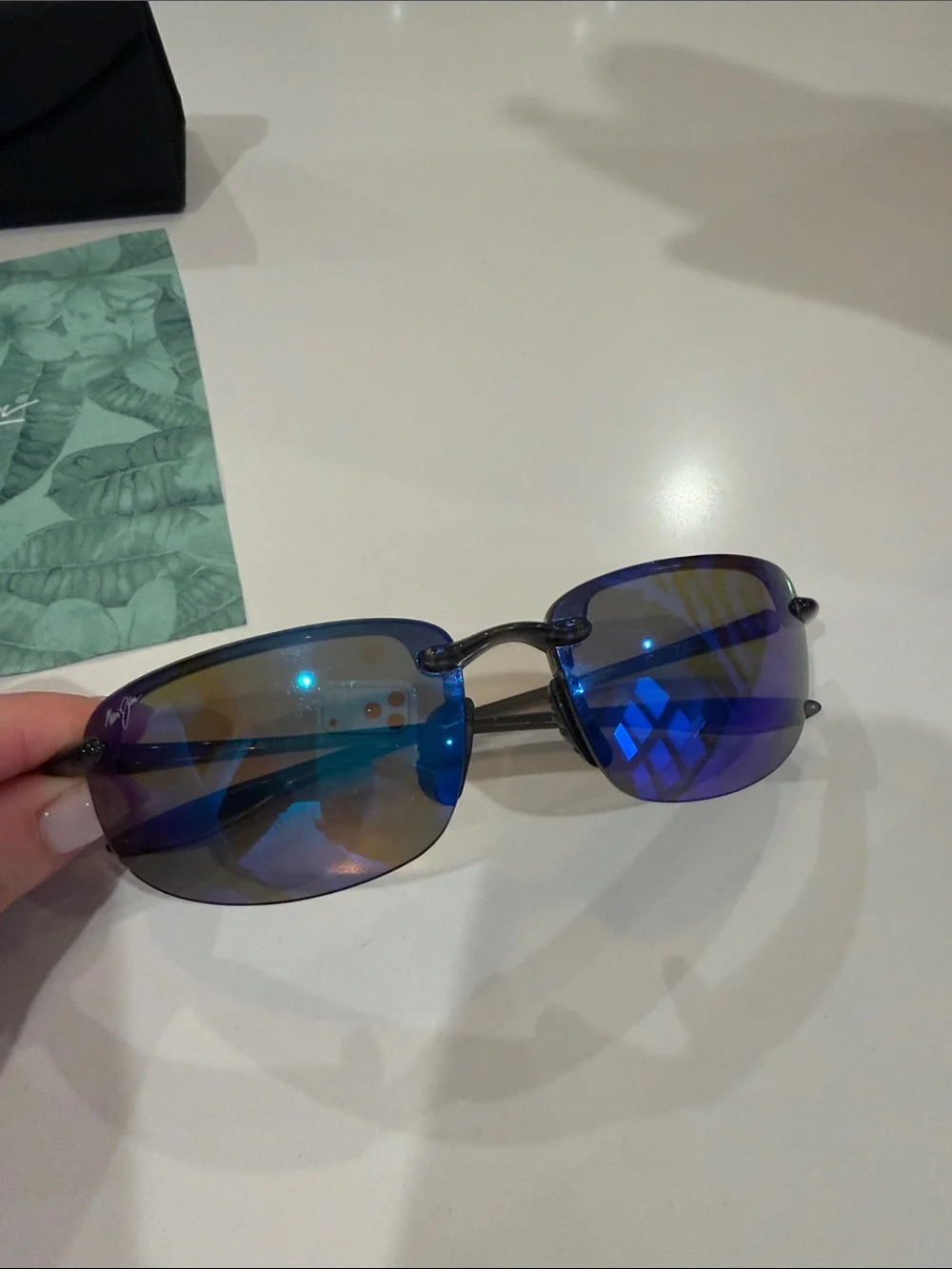 Maui Jim Rimless Polarized HO'OKIPA Sunglasses